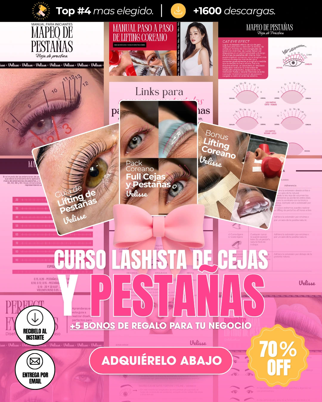 Pack Coreano Full Cejas + Pestañas