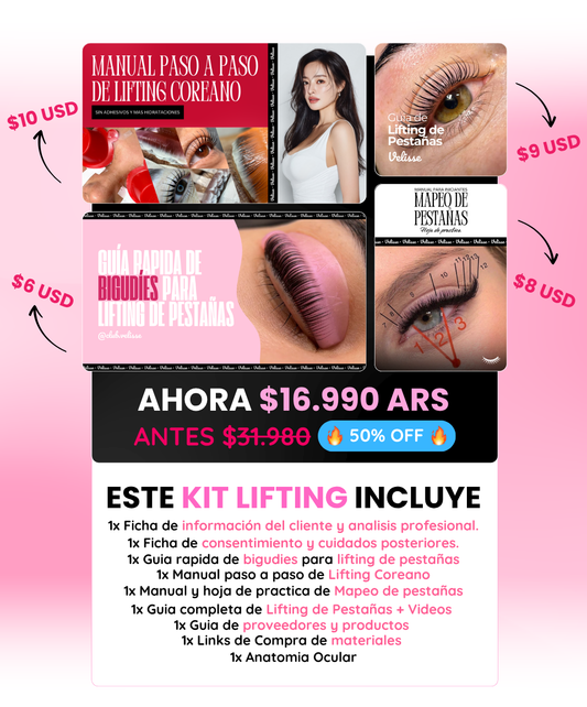 KIT LIFTING DE PESTAÑAS COREANO